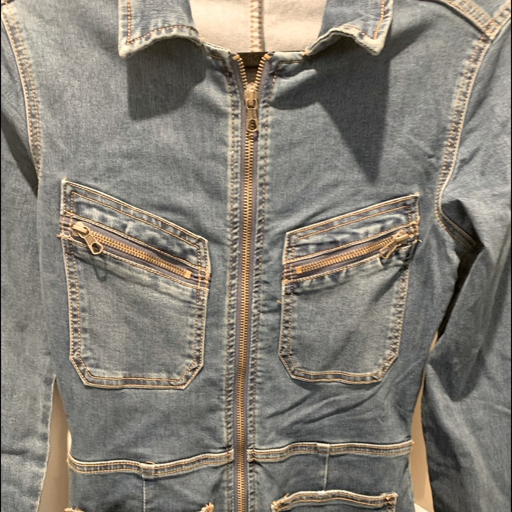 Free People Lennox stretch jean jumper